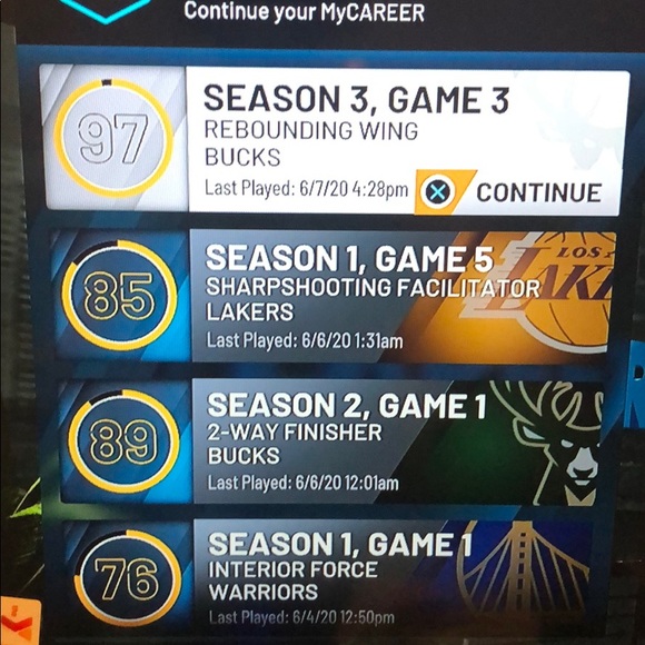 Nba 2k account (done with 2k somebody buy this) - Picture 3 of 4